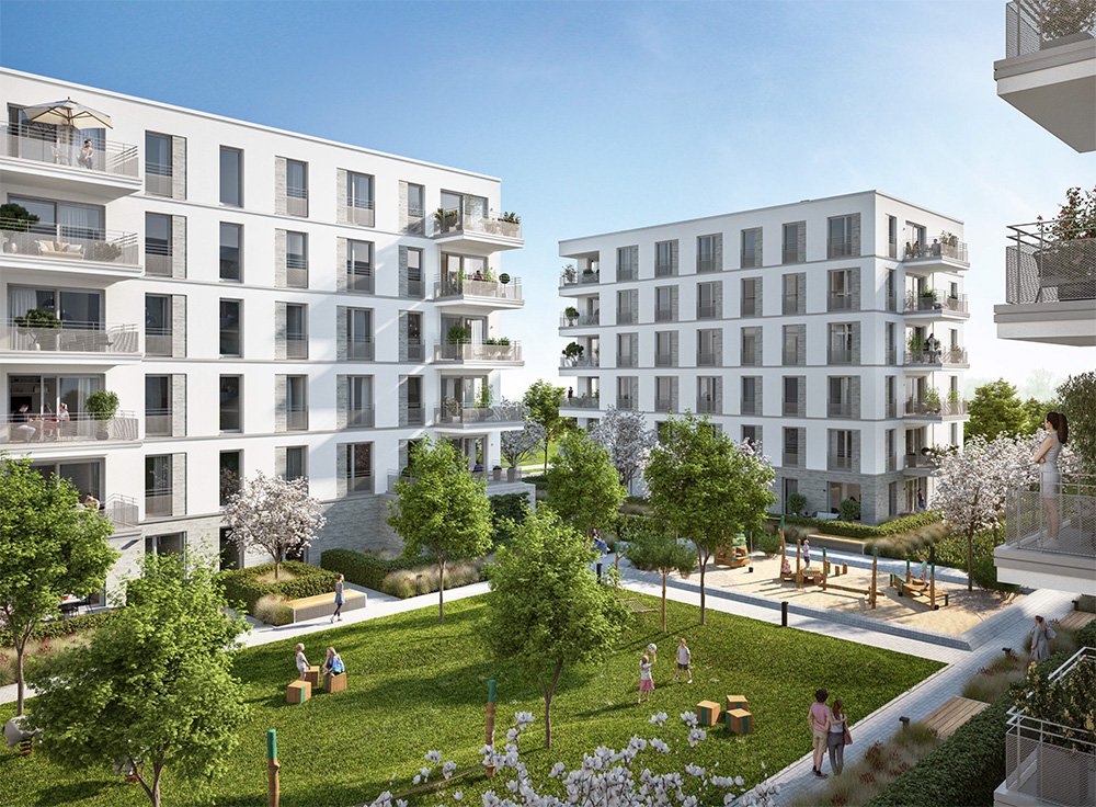 Image new build property condominiums PANDION VERDE 2 - Global sales Hans-A.-Engelhard-Straße Munich