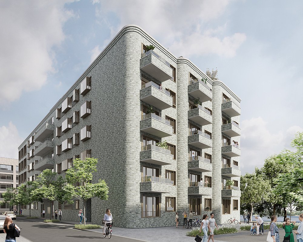 Image new build property condominiums Havn am Rhein Inge-Reitz-Straße / An den Rheinwiesen Mainz