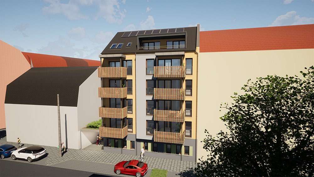 Image new build property condominiums Schloßstraße 33 Nuremberg