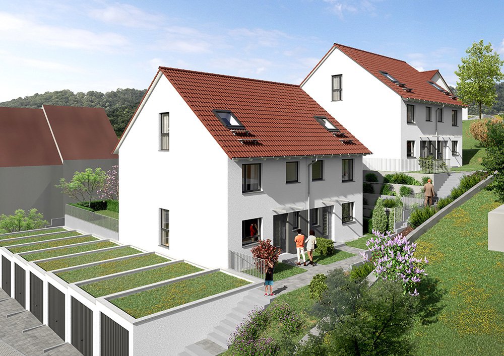 Image new build property houses In der Steige 36 Leutenbach