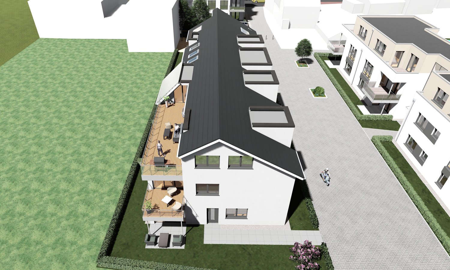 Image new build property Batzkuhler Weg No. 2, Würselen