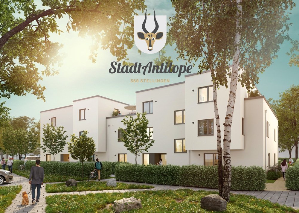 Image new build property condominiums StadtAntilope Hamburg