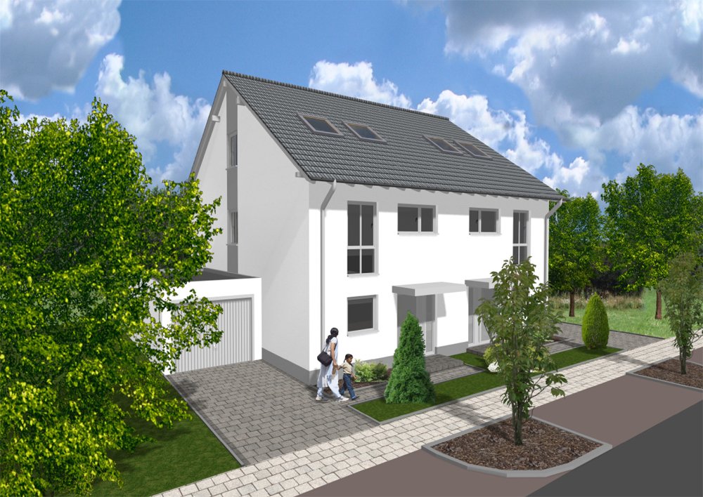 Wohnen im Rosenpark DuisburgBuchholz buy new build Semidetached house