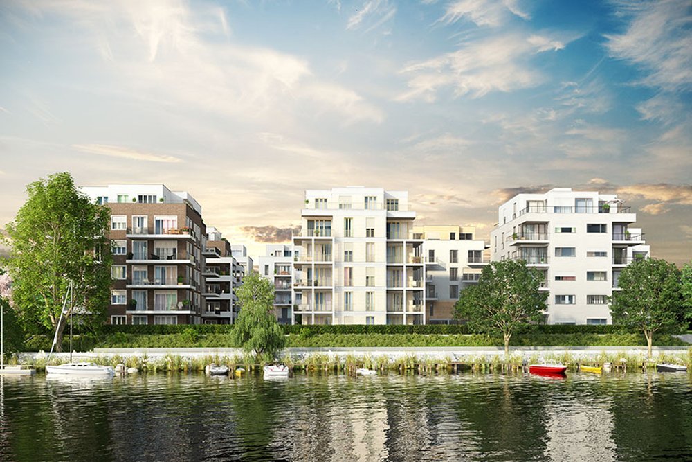 Wohnquartier UFERKRONE BerlinKöpenick buy new build Condominium