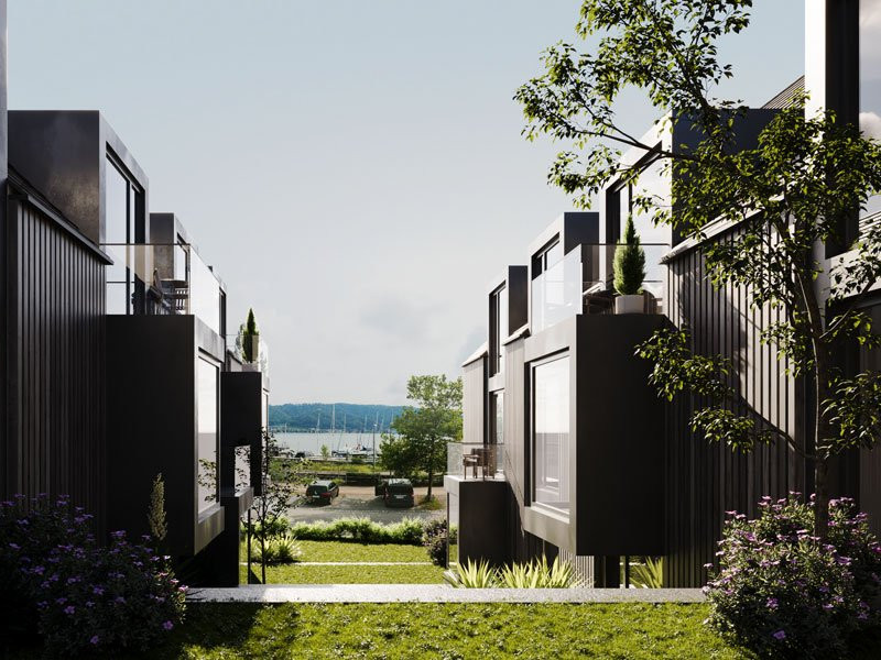 Exklusives Wohnen mit Garten im Traum-Neubau mit Blick auf den See