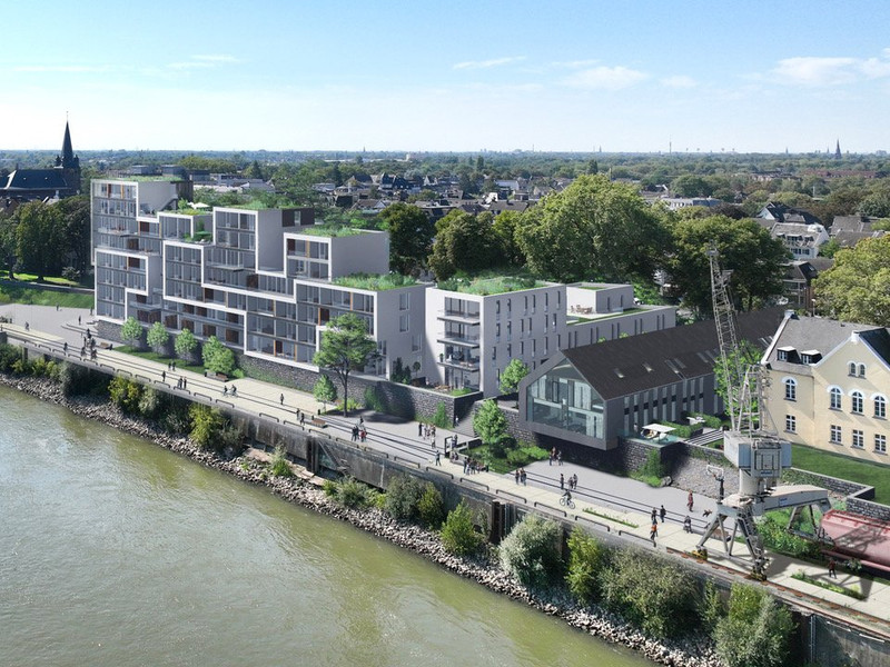 WE B1.2 -Rheinblick-Wohnung in architektonisch anspruchsvoller Wohnanlage!