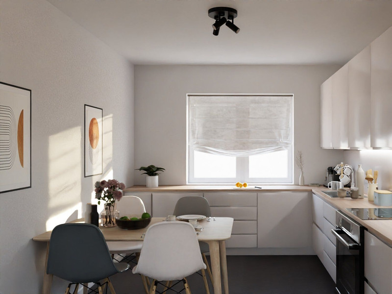 Visualisierung der Küche im Einfamilienhaus