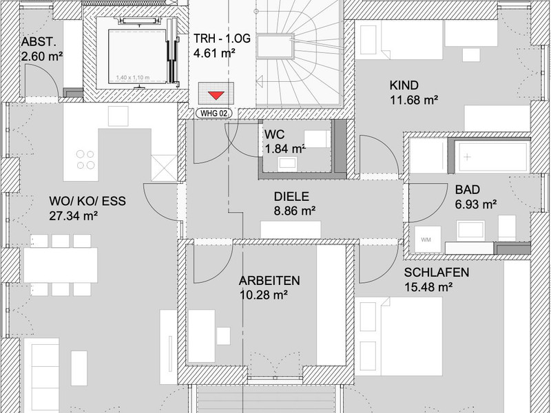 BK3-14 | Neubau. Moderne 4-Zimmer-Wohnung mit Süd-Balkon im Regenburger-Westen.
