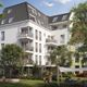 Wohnobjekt: Viktor XIV, Wohneinheit: Effizient geschnittene 3-Zimmer-Wohnung mit Balkon und zwei Bädern im ruhigen Gartenflügel