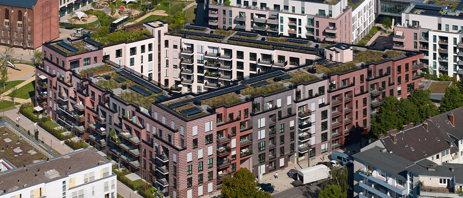 Luftaufnahme von Metzer Straße