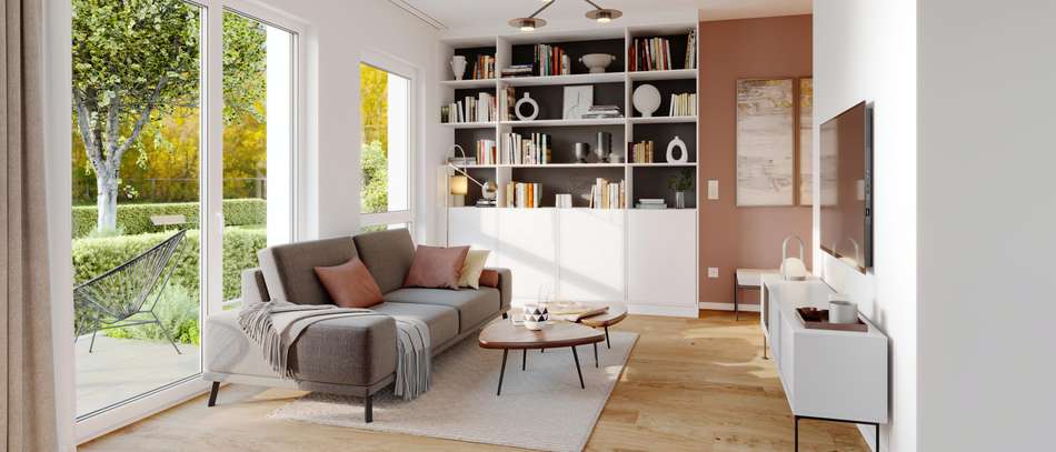 Wohnbeispiel Wohnzimmer