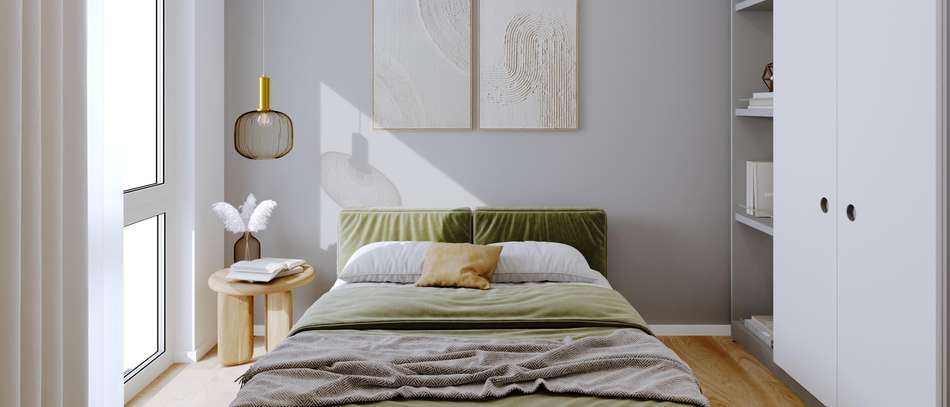 Wohnbeispiel Schalfzimmer