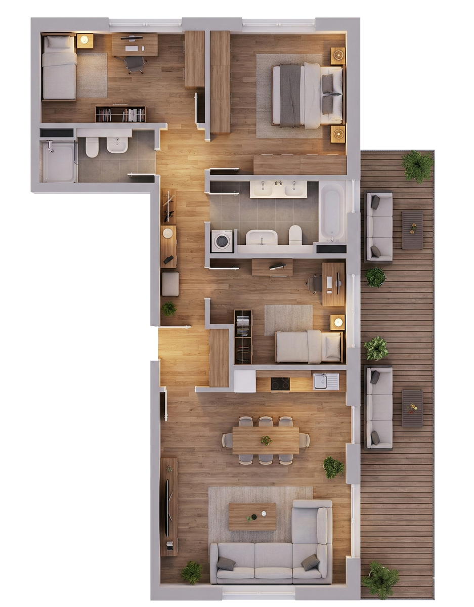 Grundriss Whg.3