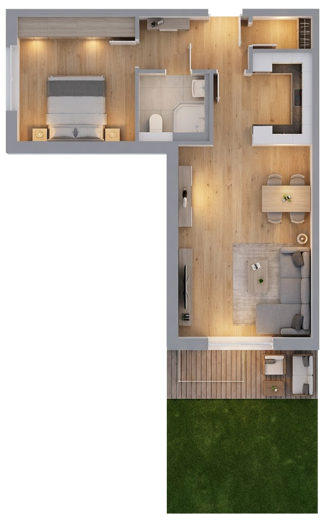 Grundriss Whg. 1
