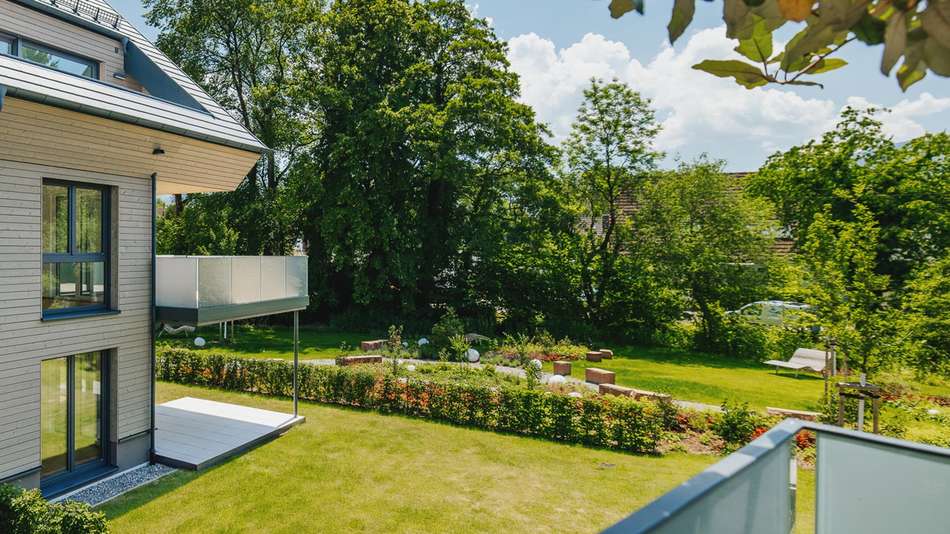Blick auf den Relax-Garten