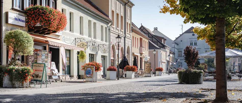 Die gemütliche Altstadt von Zossen