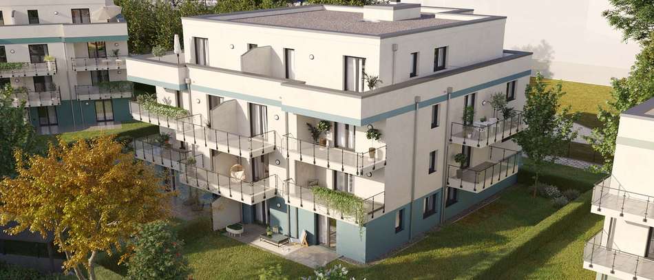 Grünes Neubauquartier