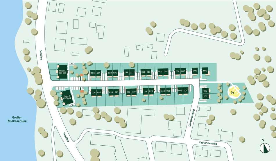 Lageplan Seequartier