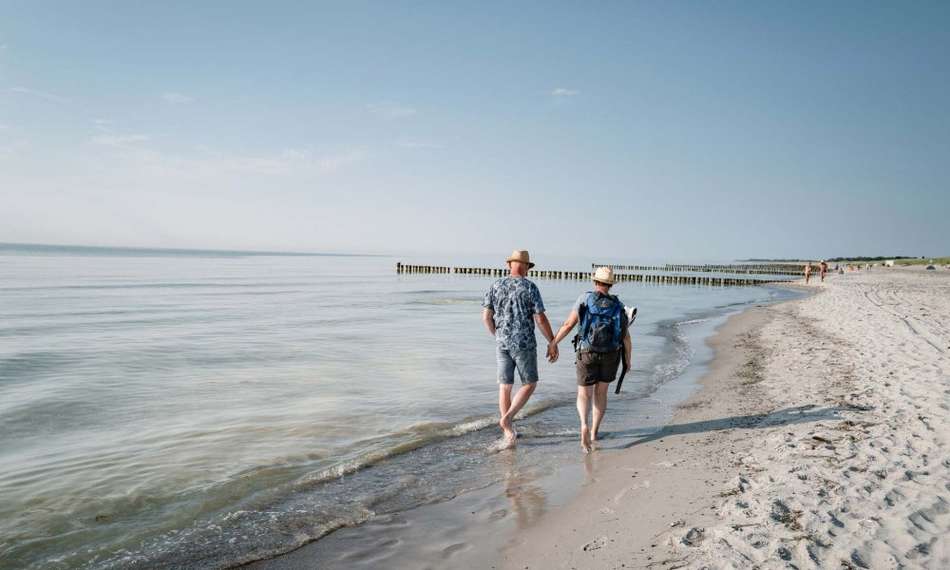 Ein gemeinsamer Strandspazierg