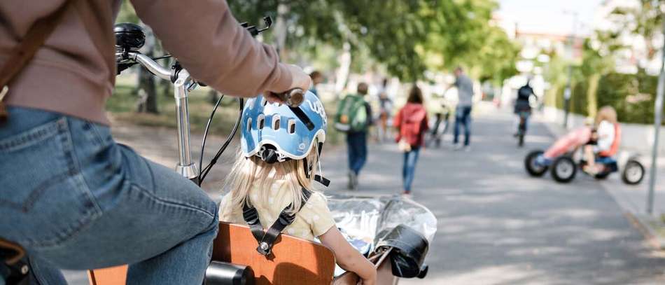 Beste kleinstädtische Infrastruktur mit Kitas und Schulen