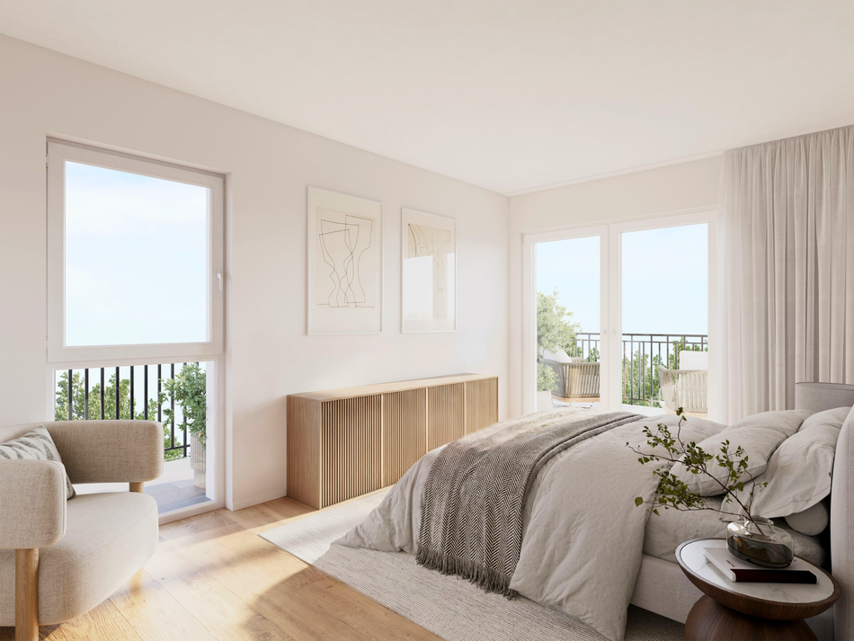 Penthouse 8 - Schlafzimmer