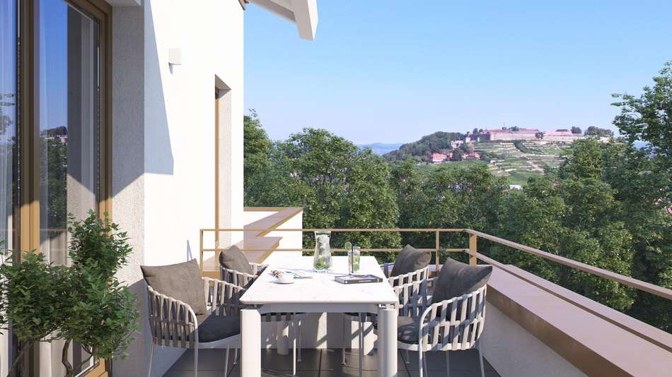 Balkon Aussicht