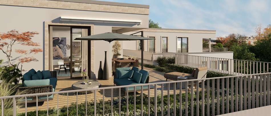 Visualisierung Dachterrasse