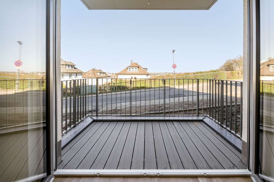 Ausblick vom Balkon