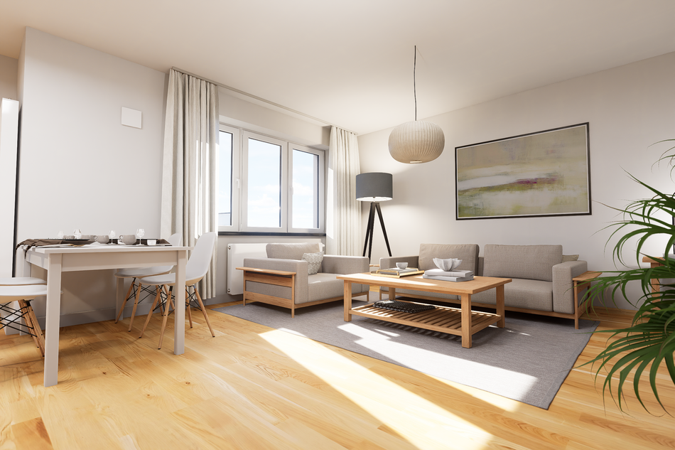 Wohnzimmer 4-Zimmer WE