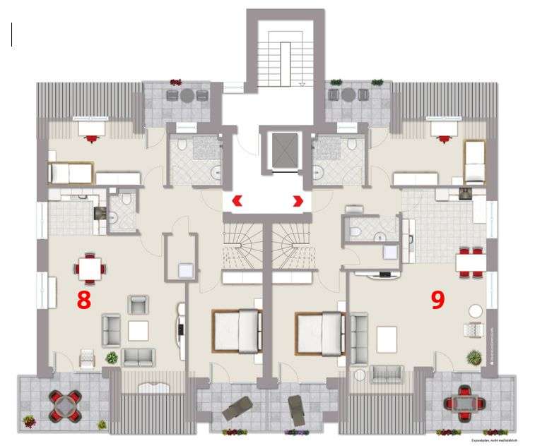 Gesamtgrundriss 2 OG