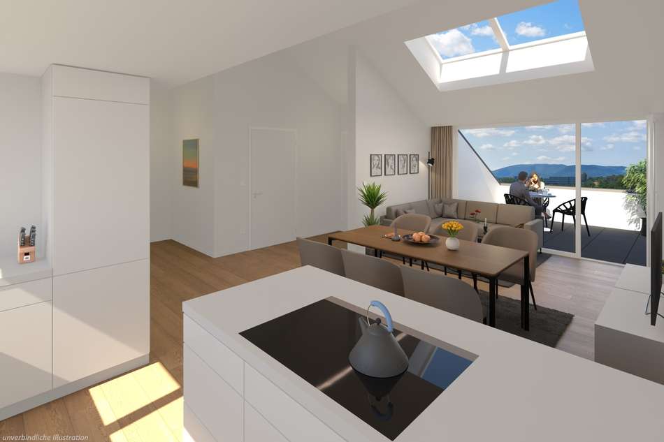 4-Zimmer-Dachgeschoss-Wohnung