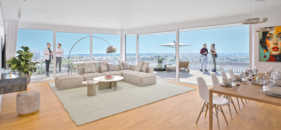 Wohnung PH1Wohnzimmer