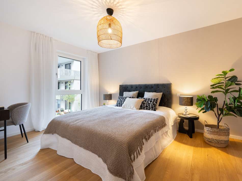 Musterwohnung Schlafzimmer