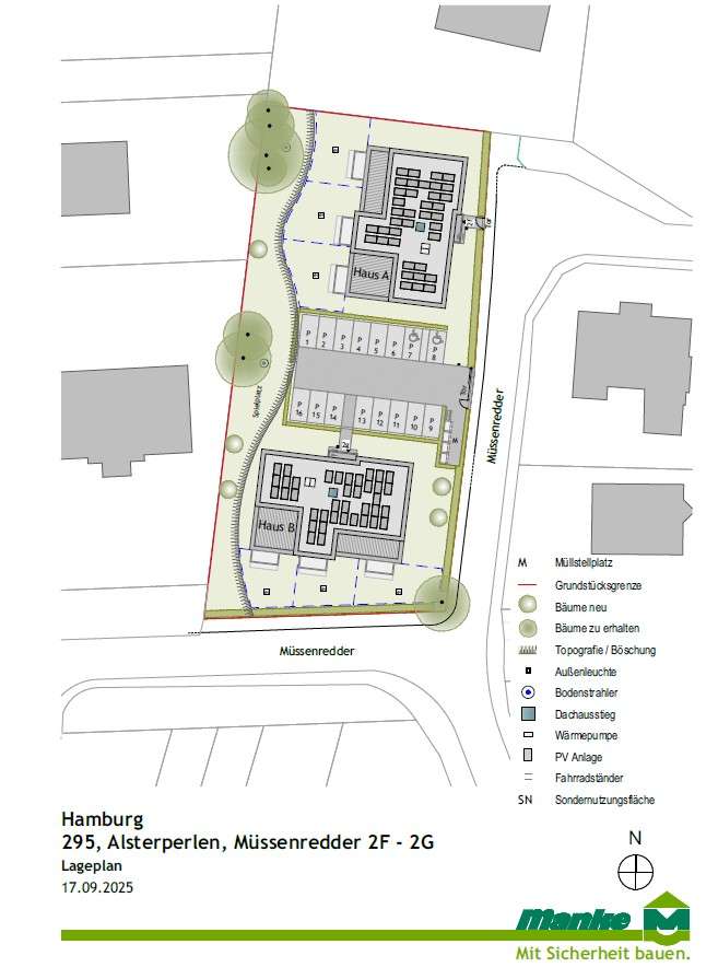 Lageplan Alsterperlen