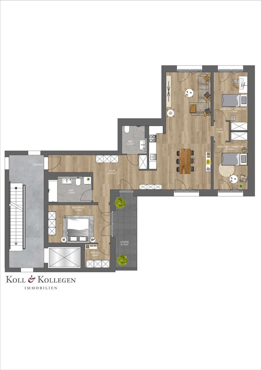 Haus 4 II III OG I Whg