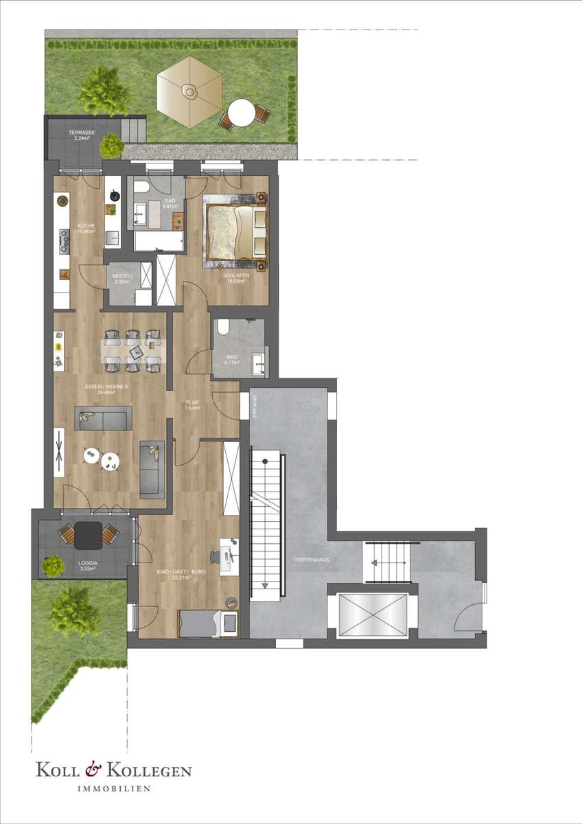Haus 5 - EG I Whg Garten