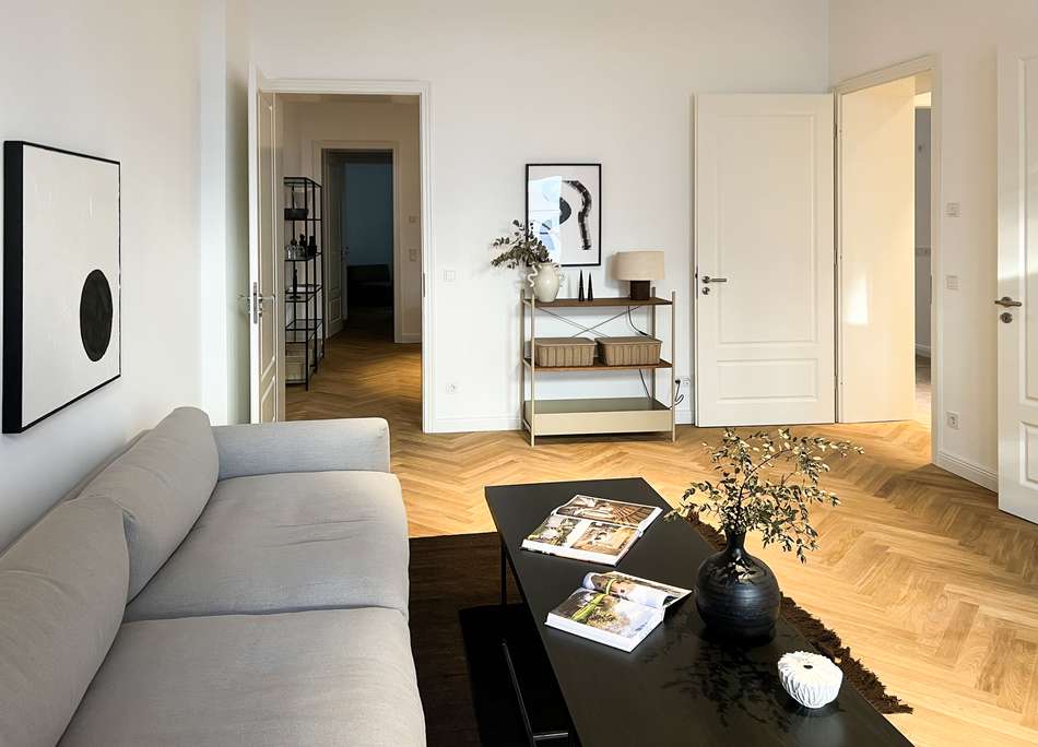 Wohnzimmer Musterwohnung