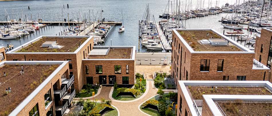 Blickrichtung Yachthafen