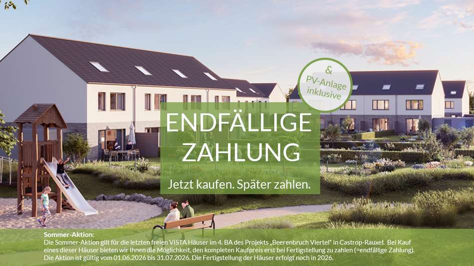 Endfällige Zahlung und PV ink