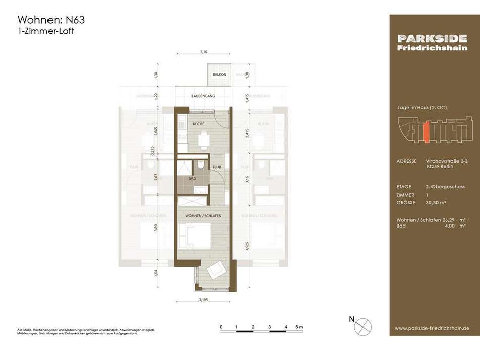 269.950 eur 30 m 1 zimmer loft