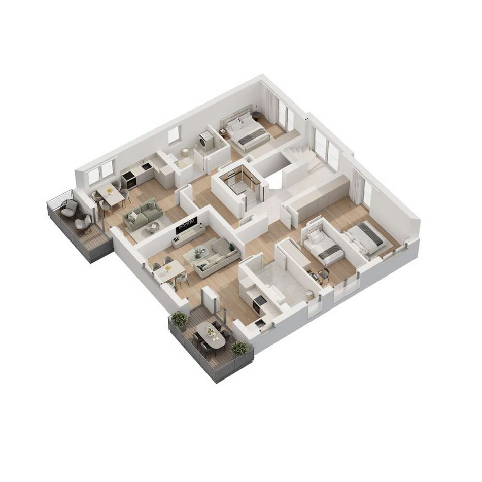 Grundriss Haus 2 - OG
