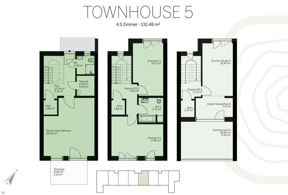 Grundriss Wohnung 5