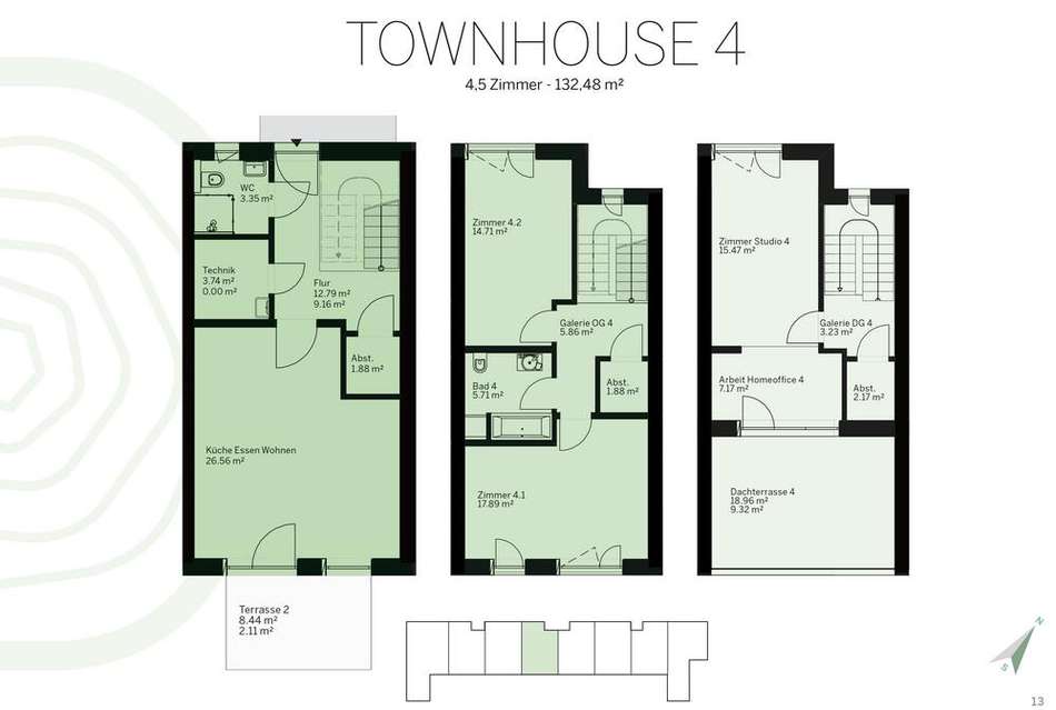 Grundriss Wohnung 4