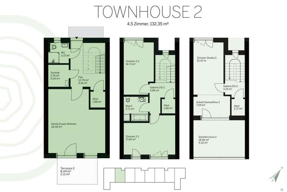 Grundriss Wohnung 2