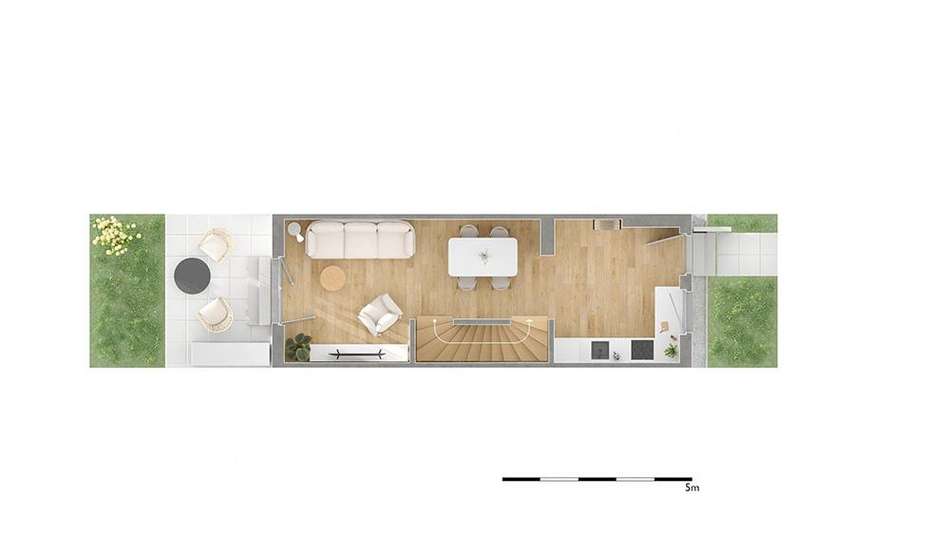 Grundriss EG Haus Hip-Hop