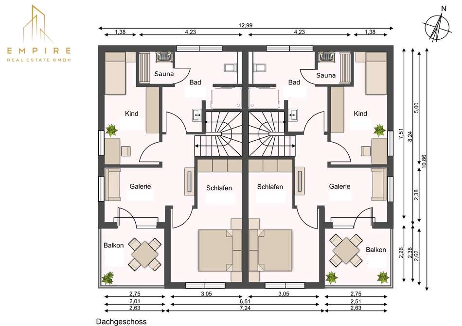 Haus 01 OG, DHH 01/DHH 02