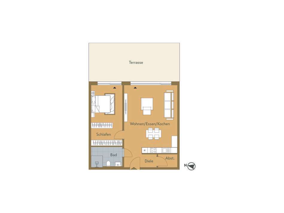 Grundriss WE 2