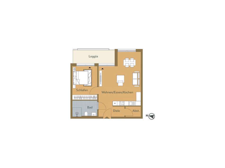 Grundriss WE 5