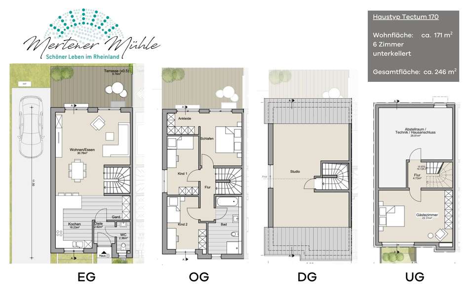Grundriss Tectum 170 m. Keller