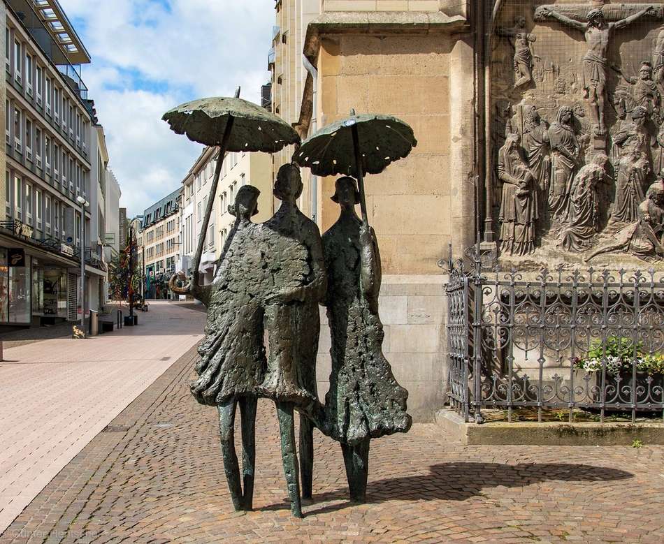 Regenschirmdamen